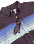 Men’s High Water Shirt - Horizon Stripe, Deep Water