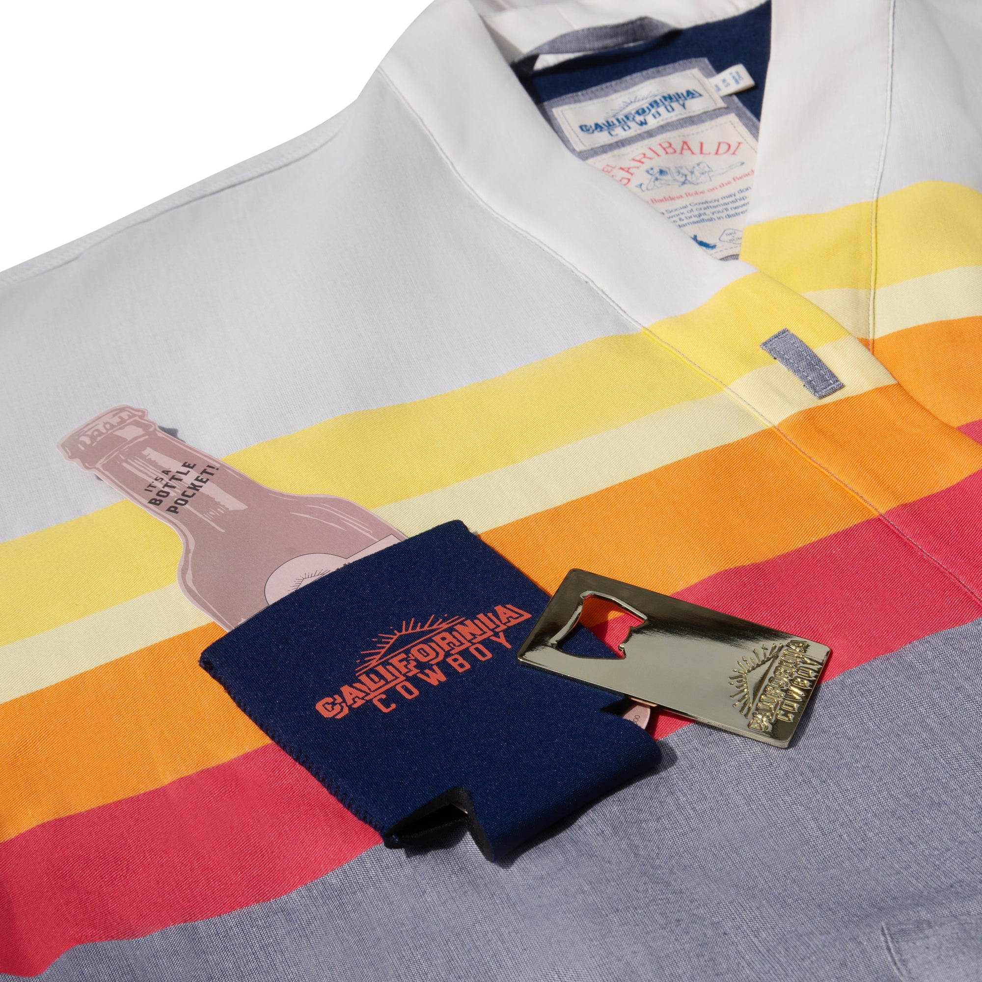 Men's El Garibaldi Robe - Sunstripe, Sundowner
