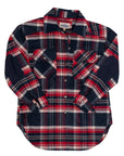 Women’s Shacket - Navy/Red/White Plaid