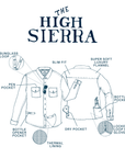 Men’s High Sierra Shirt - Neat Rum