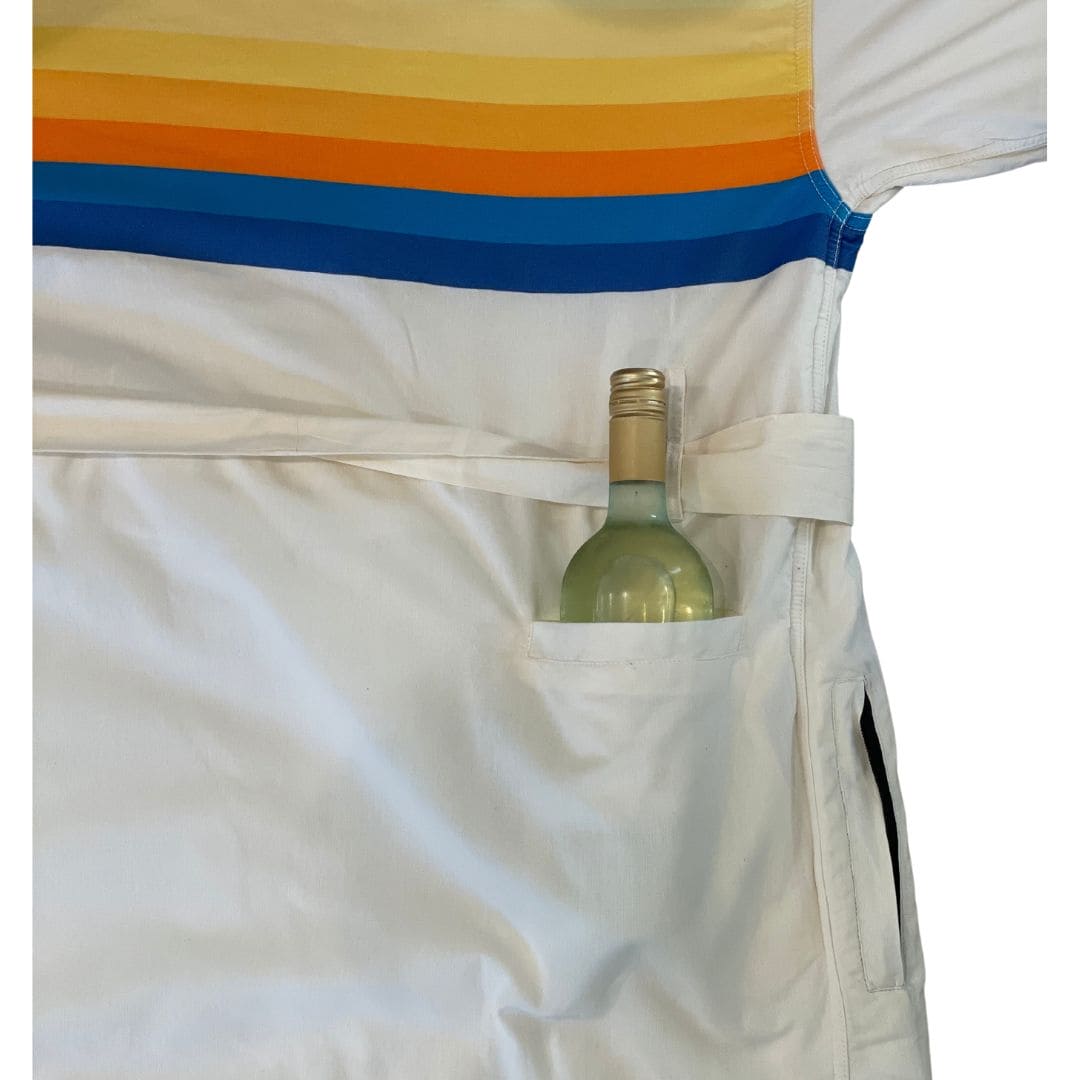 Women’s La Sirena Robe - Horizon Stripe, Oasis