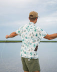 Men’s High Water Tropic Shirt - Motel Surf, White Sand