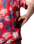 Men’s Stretch High Water Shirt - Bird of Paradise, Americana