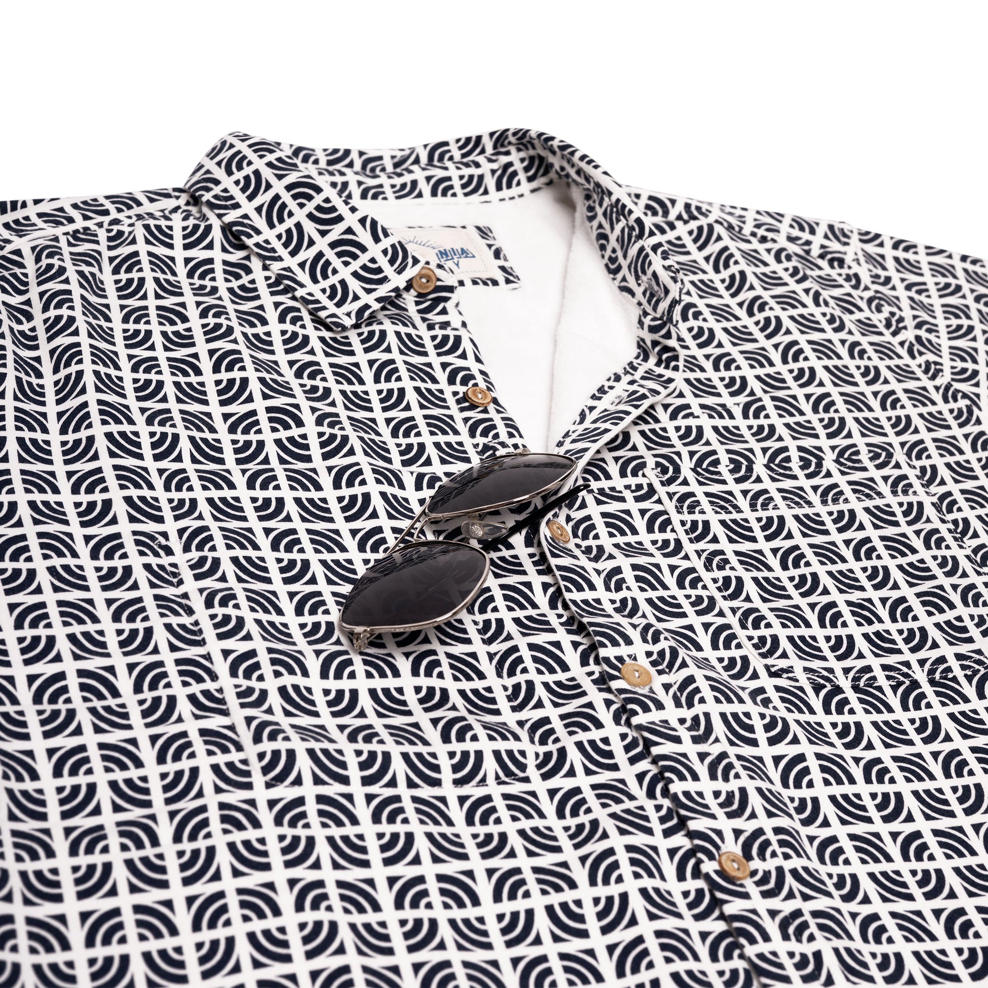 Men’s Stretch High Water Shirt - Breeze Block, White Sand