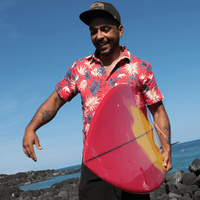 Men’s Surf Stretch High Water Shirt - Bird of Paradise, Americana