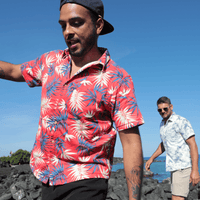 Men’s Surf Stretch High Water Shirt - Bird of Paradise, Americana