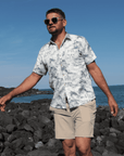 Men’s Stretch High Water Shirt - Island Time, White Sand