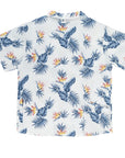 Men’s Stretch Tropic High Water Shirt - Bird of Paradise, White Sand