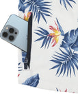 Men’s Surf Stretch Tropic High Water Shirt - Bird of Paradise, White Sand