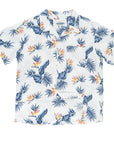 Men’s Stretch Tropic High Water Shirt - Bird of Paradise, White Sand