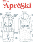 Unisex AprèSki Robe - Night Ski Navy