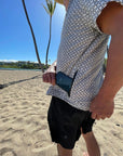Men’s High Water Shirt - Cozumel Geo, White Sand
