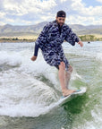 Men's El Garibaldi Robe - Dawn Patrol, Cortes Blue