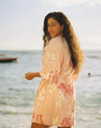 Women’s La Sirena Robe - Garibaldi Fish, Dusty Rose