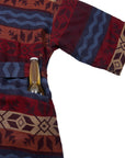 Men’s El Garibaldi Robe (Long) - Fireside Fair Isle, Ember