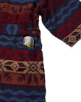 Men’s El Garibaldi Robe (Long) - Fireside Fair Isle, Ember