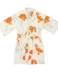 Women’s La Sirena Robe - Garibaldi Fish, White Sand