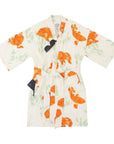 Women’s La Sirena Robe - Garibaldi Fish, White Sand