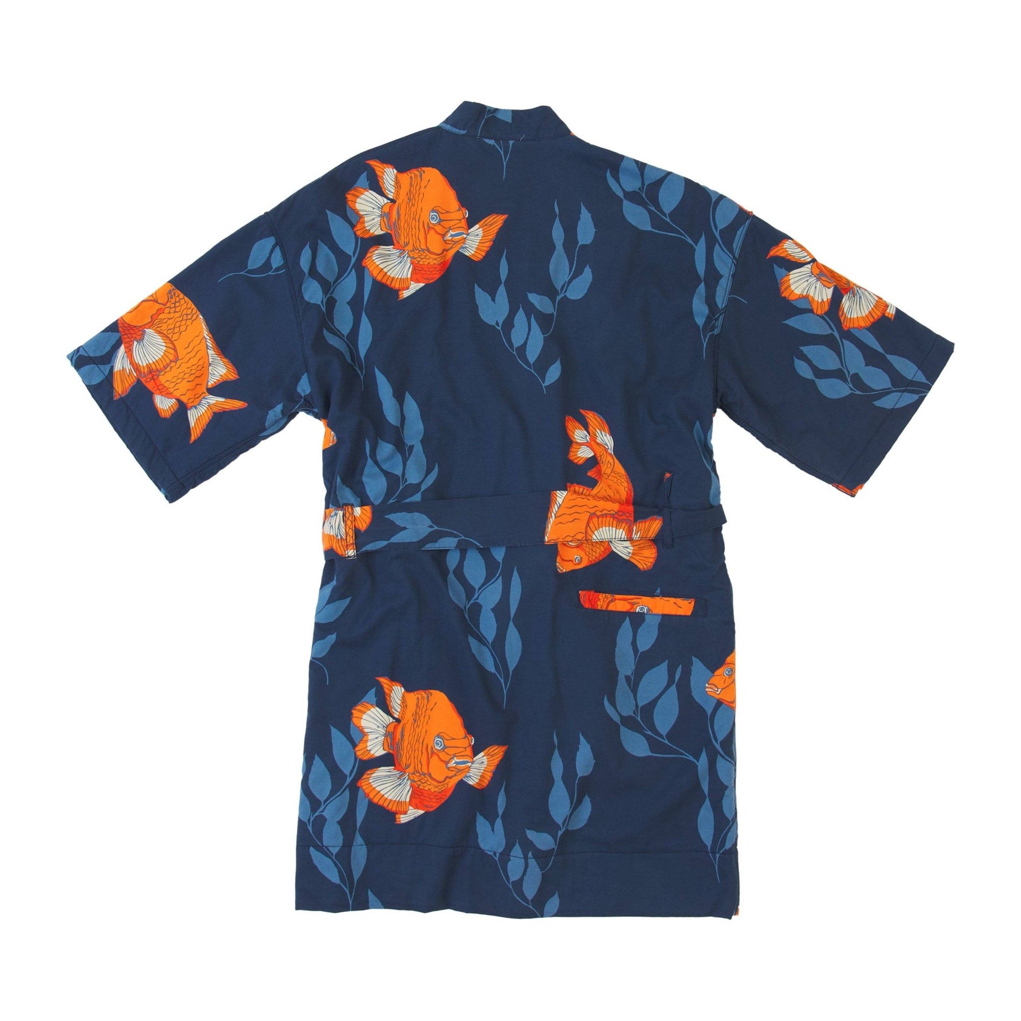 La Sirena - Garibaldi Fish - Navy - Back - California Cowboy