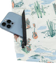 Men’s High Water Tropic Shirt - Motel Surf, White Sand