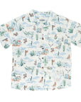 Men’s High Water Tropic Shirt - Motel Surf, White Sand