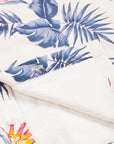 Men’s High Water Hawaiian Shirt With Terry Cloth Lining - Bird of Paradise White Sand - California Cowboy