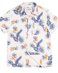 Shop for Men’s High Water Hawaiian Shirt - Bird of Paradise White Sand - California Cowboy