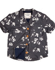 Shop Women’s High Water Hawaiian Shirt - California Poppy Washed Navy - California Cowboy