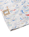 Men’s High Water Shirt - Paint By Numbers Wave, White Sand