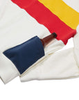 Men's PCH Full Zip Hoodie - Stripe, White Sand