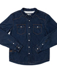 Men’s Western High Sierra Shirt - Sea Ranch Indigo