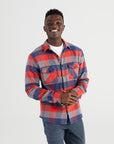 High Sierra Flannel Shirt for Men - Campfire Check - California Cowboy