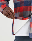 Men’s High Sierra Shirt - Cotton Poly-Thermal Lining - Campfire Check - California Cowboy