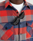 Flannel Shirt - Sunglasses Loop - Campfire Check - California Cowboy