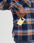 Men’s High Sierra Shirt - Bottle Opener - Daffy Plaid - California Cowboy