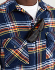 Men’s High Sierra Shirt - Sunglasses Loop - Daffy Plaid - California Cowboy