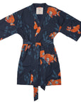 Men's El Garibaldi Robe - Garibaldi Fish, Farallon Navy