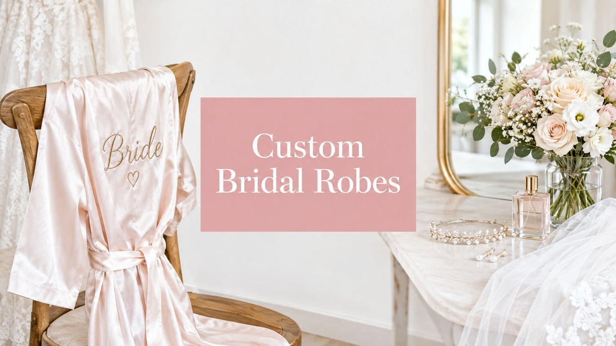 Custom Bridal Party Robes How to Personalize Perfectly