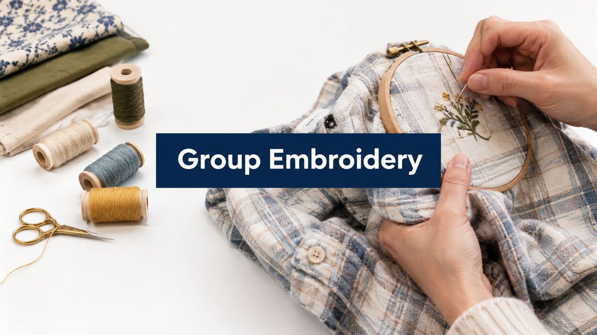 Custom Embroidery Clothing: Elevate Your Group Style