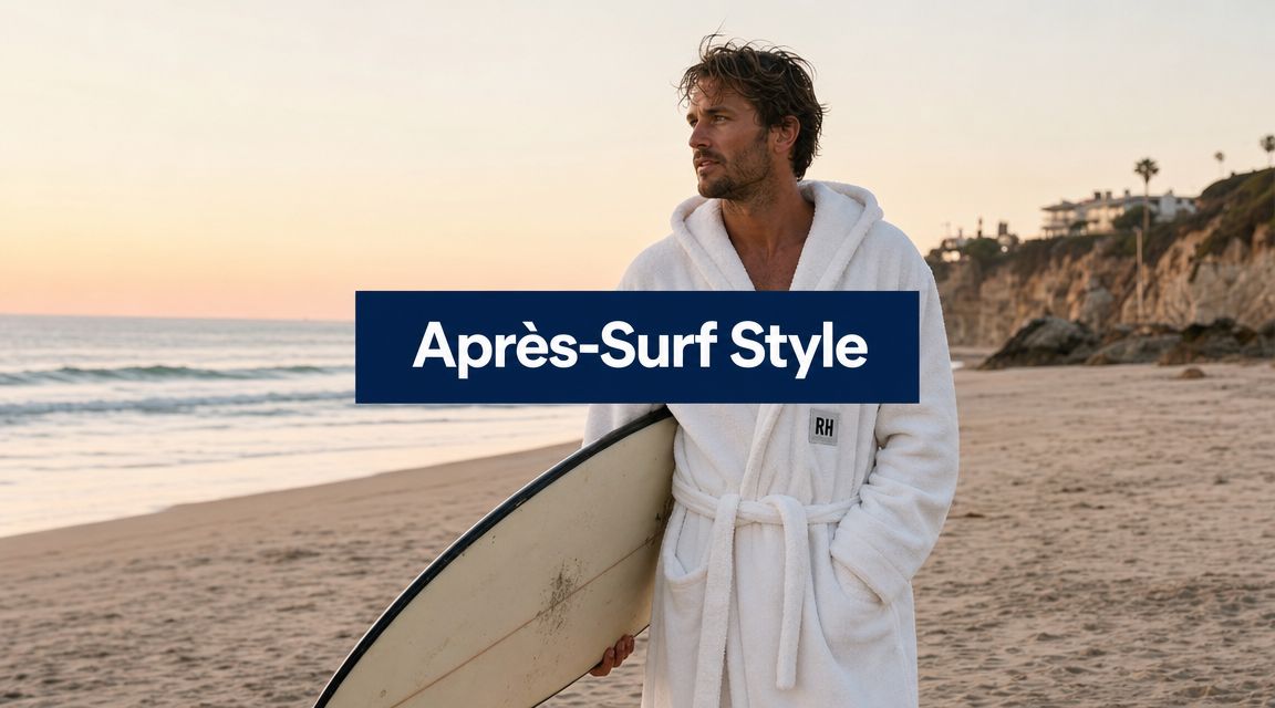 Luxury Beach Robes for Men: The Après-Surf Style Guide