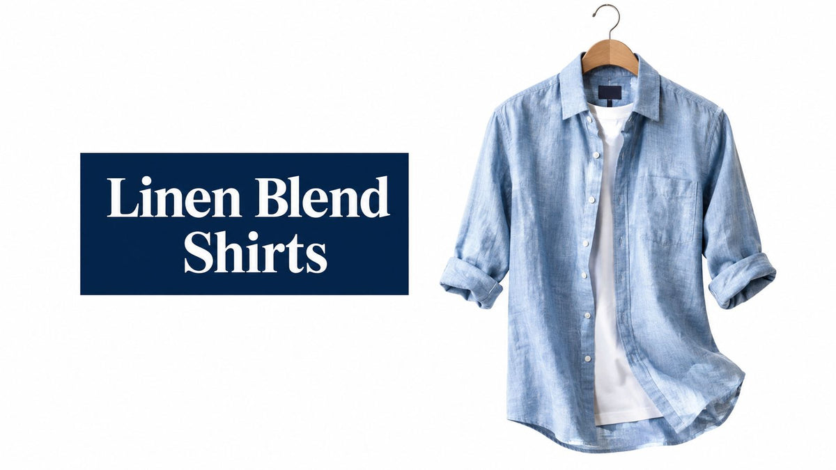 Linen Blend Mens Shirts