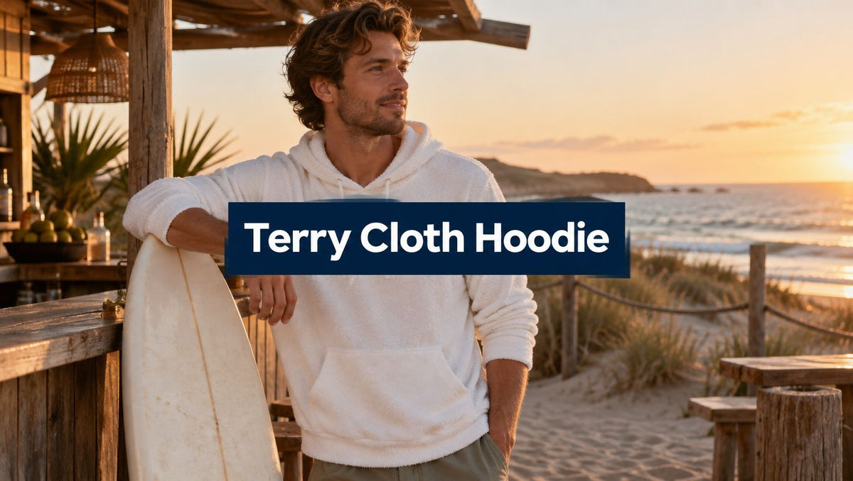 Mens Terry Cloth Hoodie Guide: The Après-Culture Staple