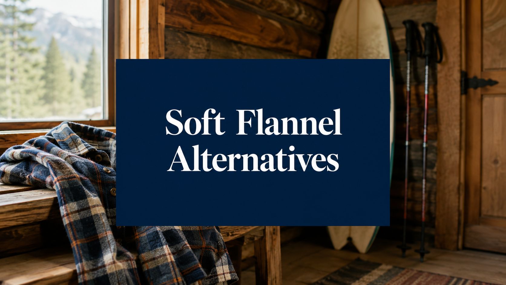 Premium Soft Flannel Alternatives (Targets Faherty/Marine Layer Shoppers)
