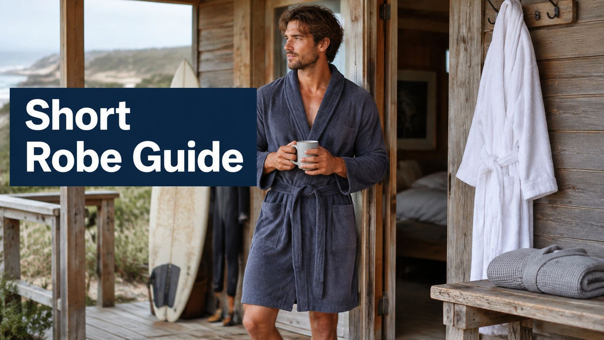 Short Mens Bathrobe Guide for Cabin and Surf Days