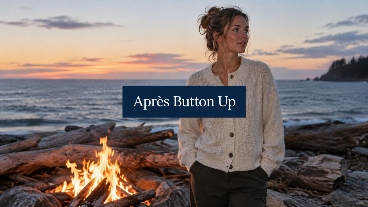 The Sweater Button Up for Après Life
