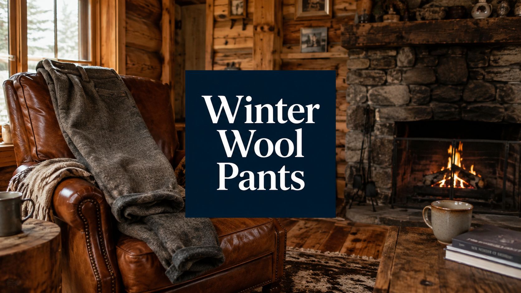 Winter Wool Pants for Après-Ski and Cabin Weekends