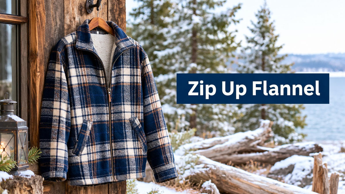 Zip Up Flannel Guide for Après Ski and Coastal Living