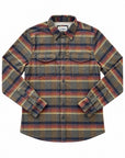 Men’s Stretch High Sierra Shirt - Olive Blanket Stripe