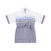 Men's El Garibaldi Robe - Indigo Stripe, Blue Water