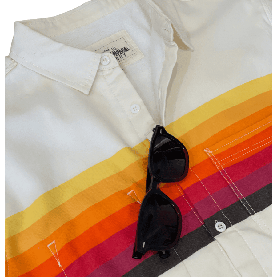 Men’s High Water Shirt - Horizon Stripe, Daybreak